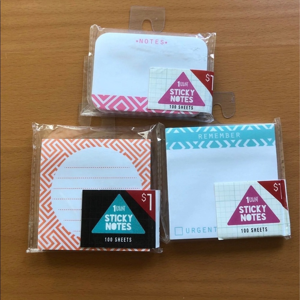HTF Target Sticky note pad set